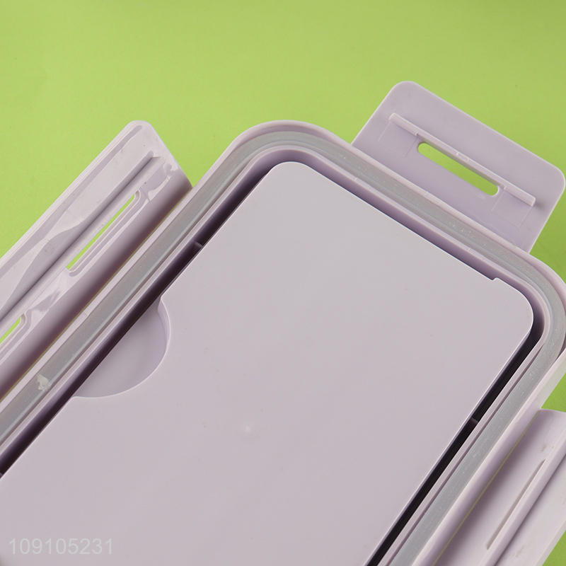 Factory Supply 1100ML 2-Compartment Plastic Bento Lunch Box with Spoon & Fork