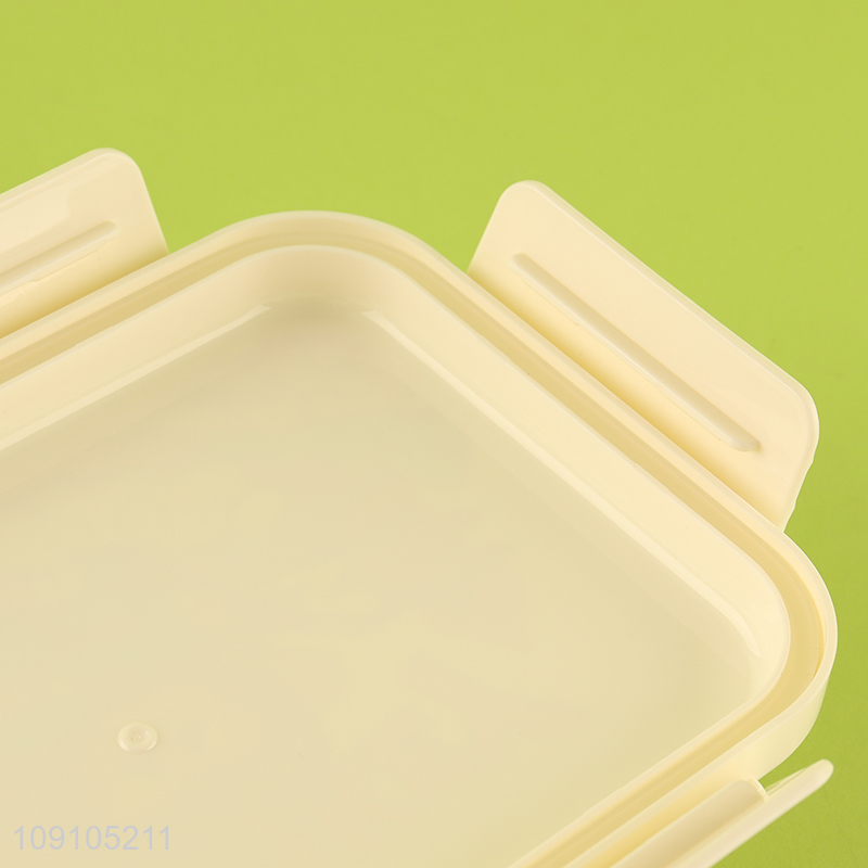 Good Quality Kids Bento Lunch Box Divided Lunch Container with Spork & Sauce Box