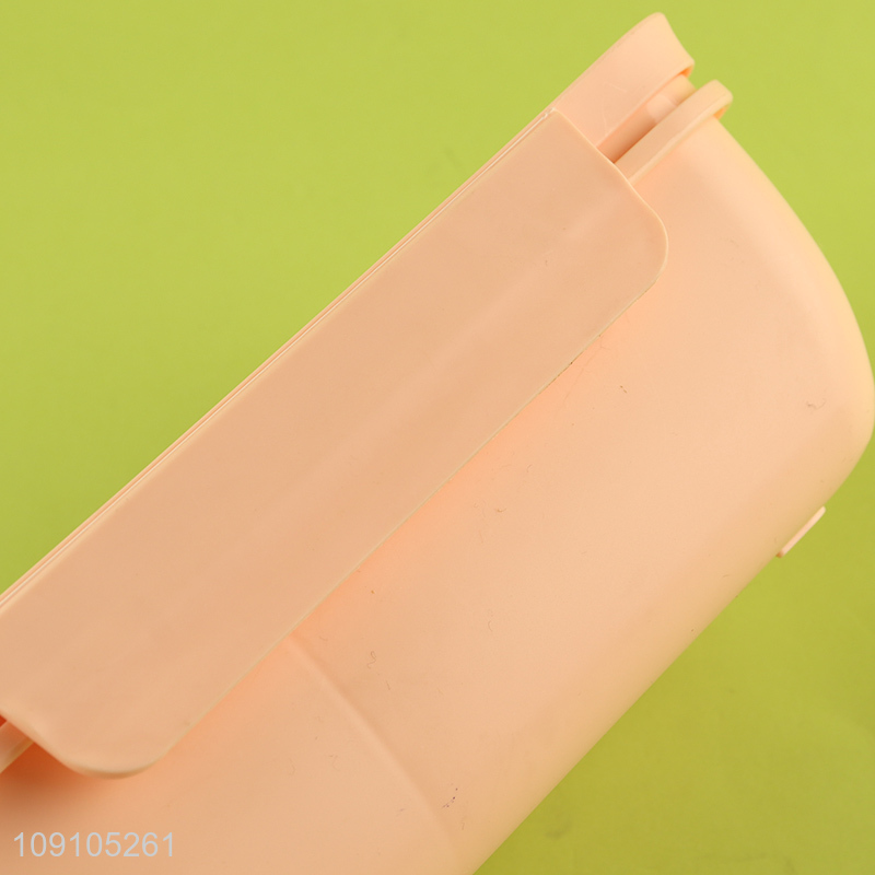 Factory Price 1100ML 2-Compartment Plastic Bento Lunch Box with Spoon & Fork