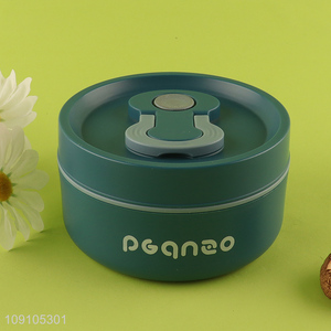 Good Quality 400ML Portable Stainless Steel Insulated Bento Lunch Box with Spoon