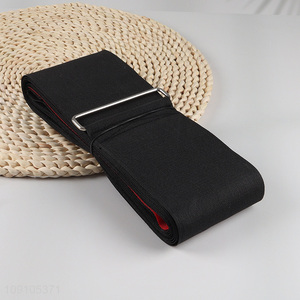 China factory adjustable polyester black elastic band