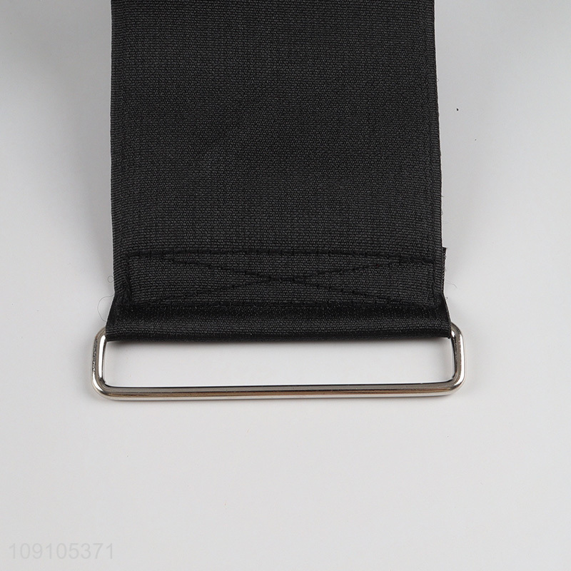 China factory adjustable polyester black elastic band