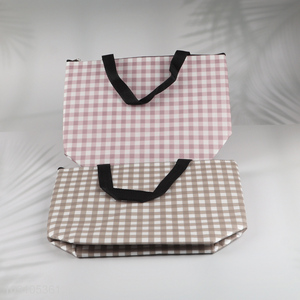 Hot selling multicolor reusable tote bag shopping bag with handle