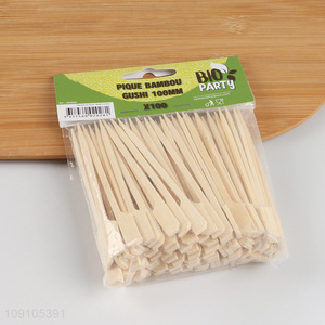 Top selling 100pcs wooden barbecue skewer wood sticks