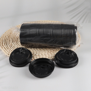 Good quality disposable plastic 50pcs cup lids for coffee
