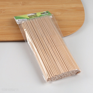 Top quality 20cm disposable barbecue skewer wood sticks