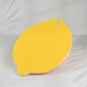 China factory lemon shape cutting board chopping block for home restaurant