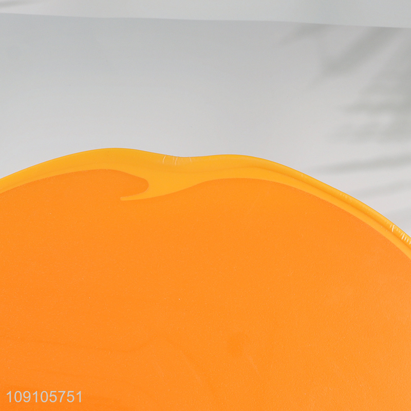 Popular products orange shape cutting board chopping block for kitchen