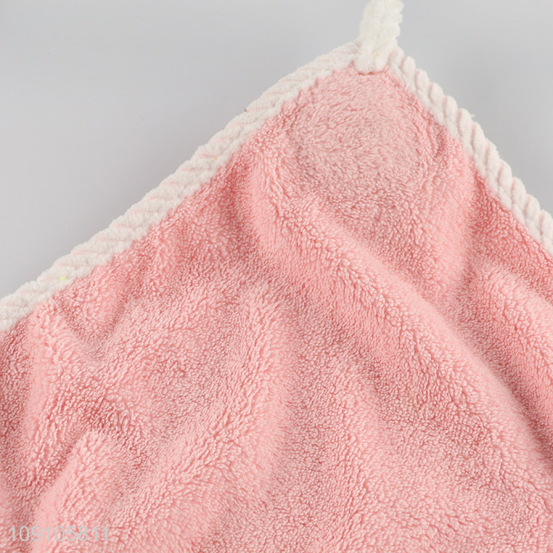 High Quality Hanging Hand Towels Soft Super Absorbent Bathroom Towels