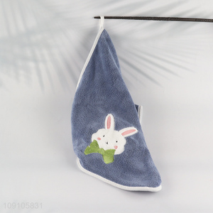 New Arrival Cute Cartoon Hanging Hand Towels for Kids Toddlers