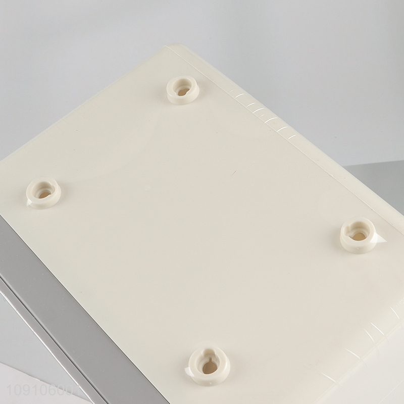 Factory supply plastic household wall-mounted tissue box for sale