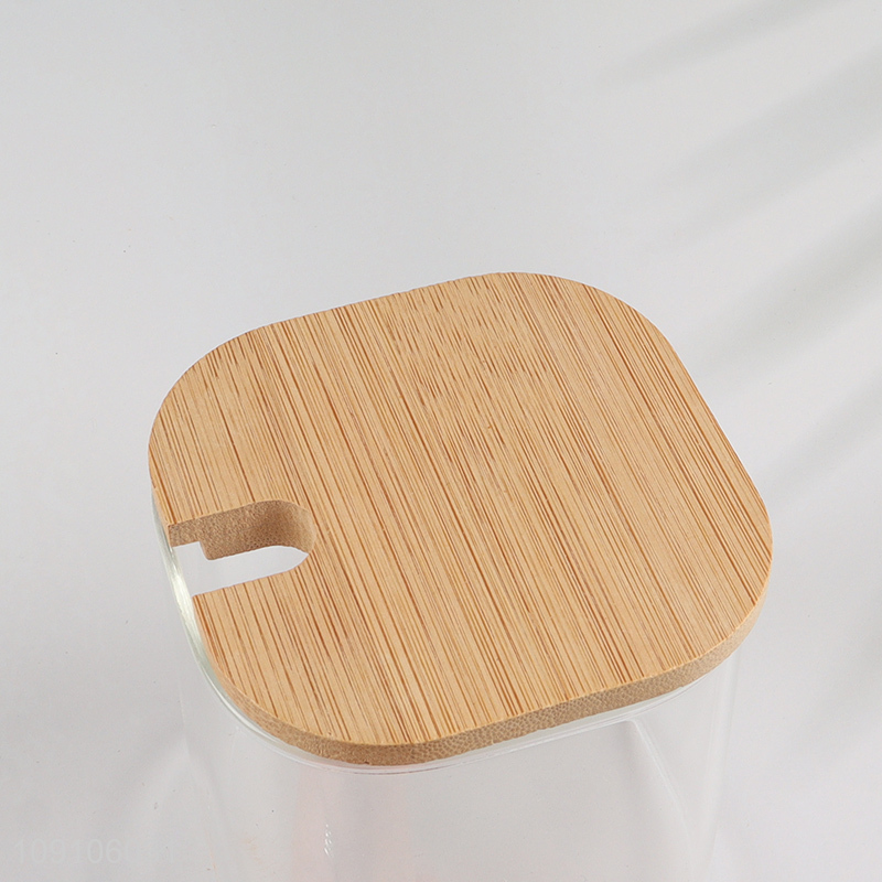 Popular products home kitchen 3pcs condiment box with lid and spoon