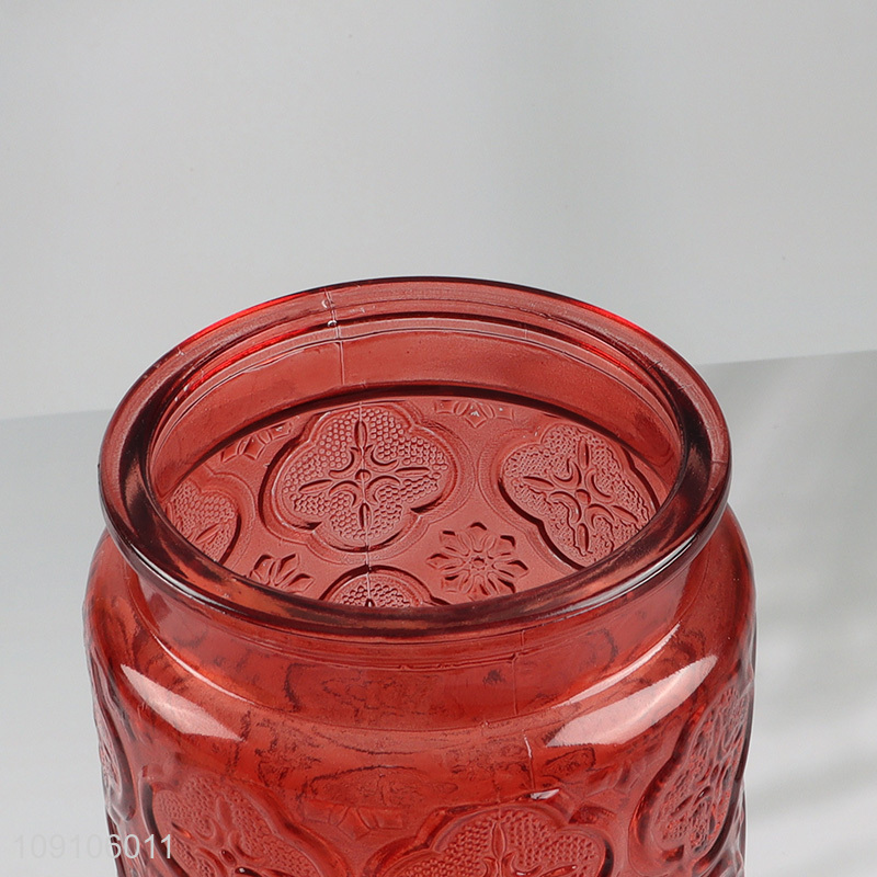 China factory glass sealed home kitchen storage jar with lid