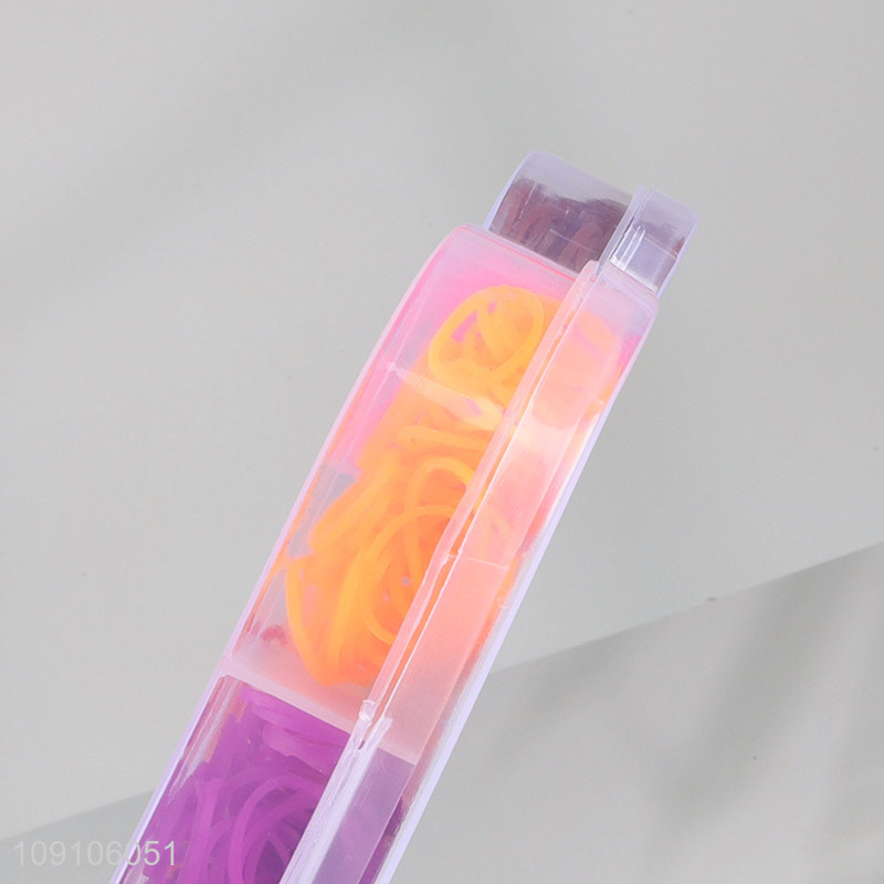 China factory girls diy toys colorful bands kids bracelet making toys