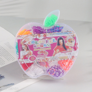 New arrival colourful rubber bands diy bracelet making toys