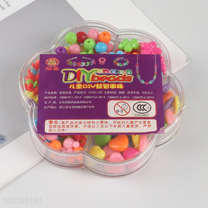 Good quality colorful beads diy beads jewelry making toys for kids