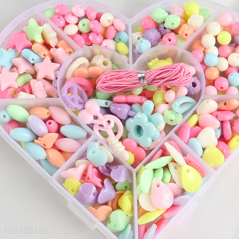 Good selling plastic diy beads jewelry making toys for kids