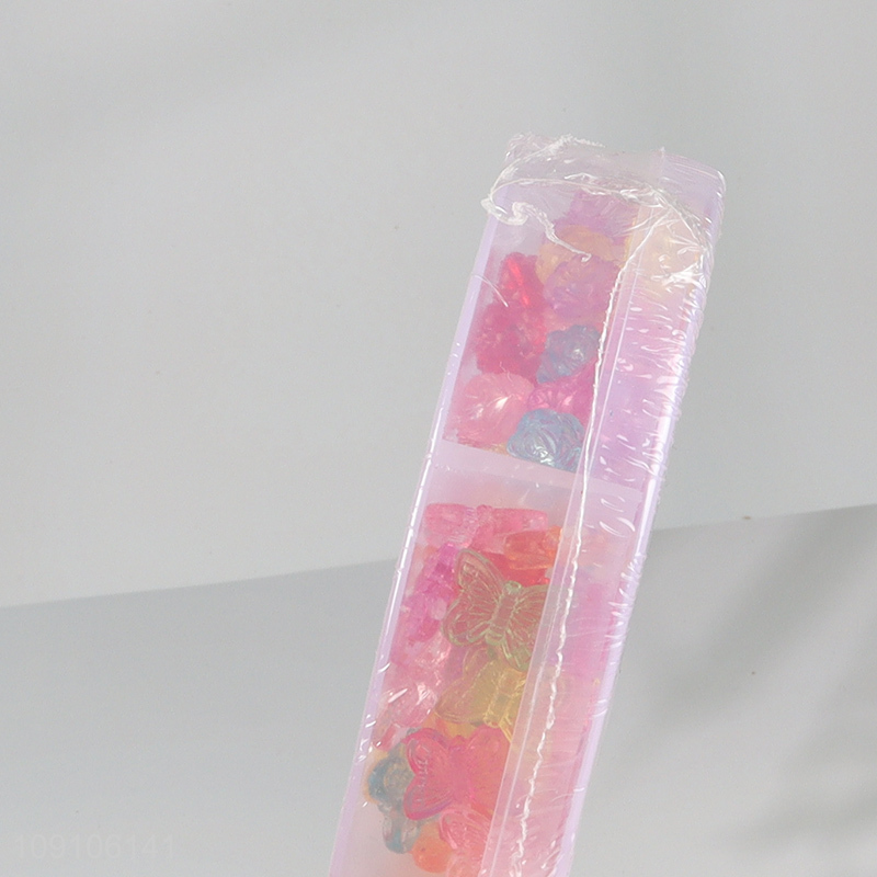 Most popular colorful beads diy beads jewelry making toys for kids