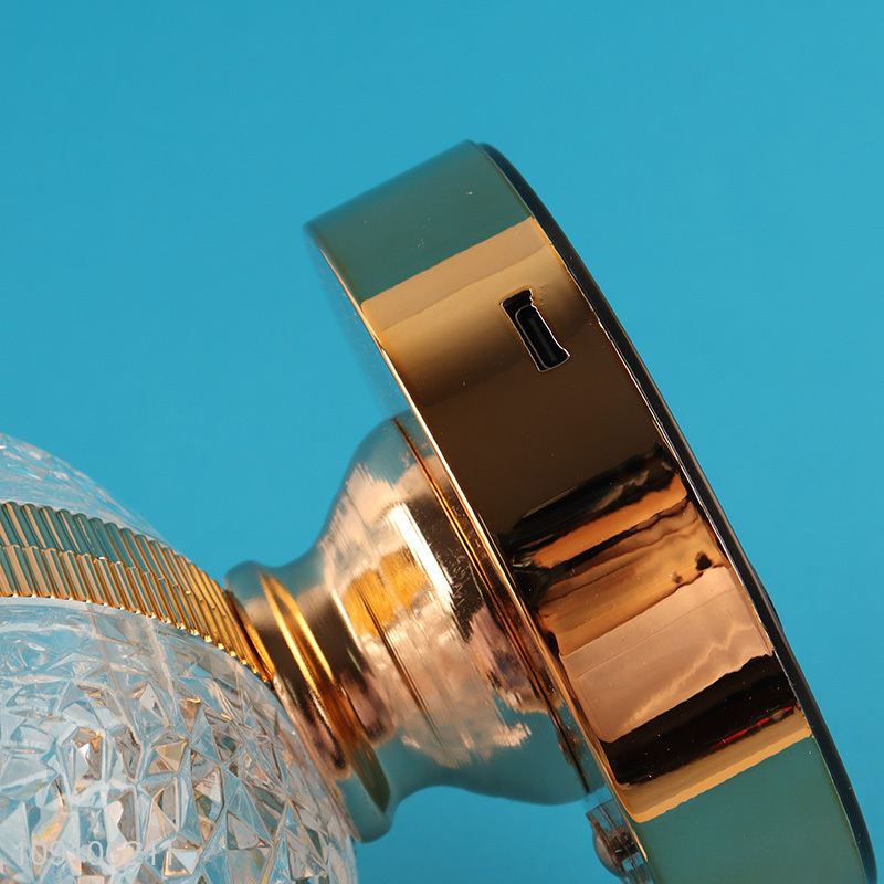Wholesale Modern Crystal Table Lamp Gold Bedside Lamp Led Night Light