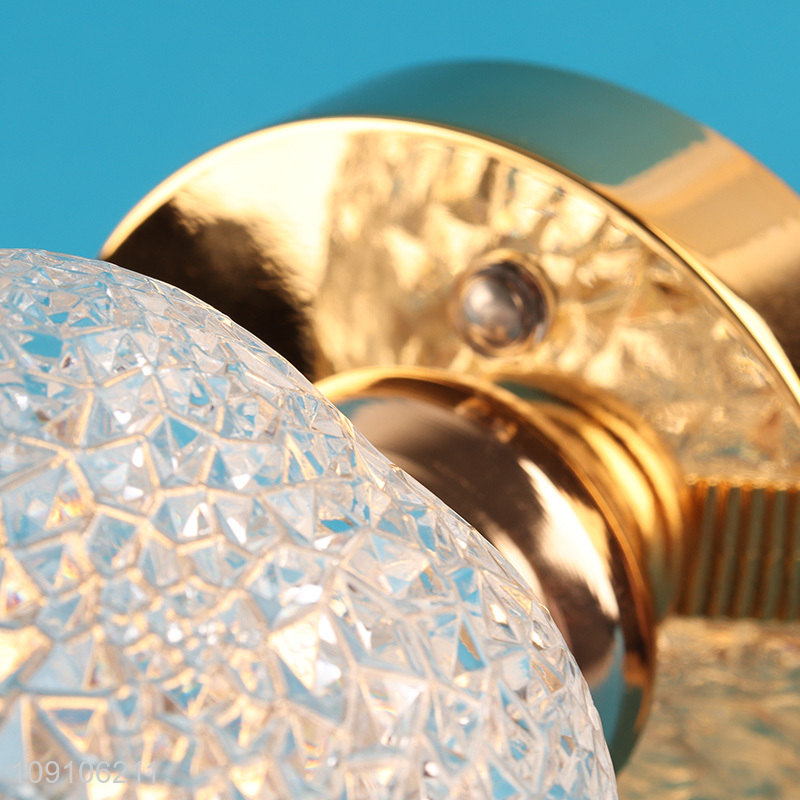 Wholesale Modern Crystal Table Lamp Gold Bedside Lamp Led Night Light