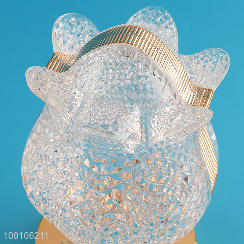Wholesale Modern Crystal Table Lamp Gold Bedside Lamp Led Night Light