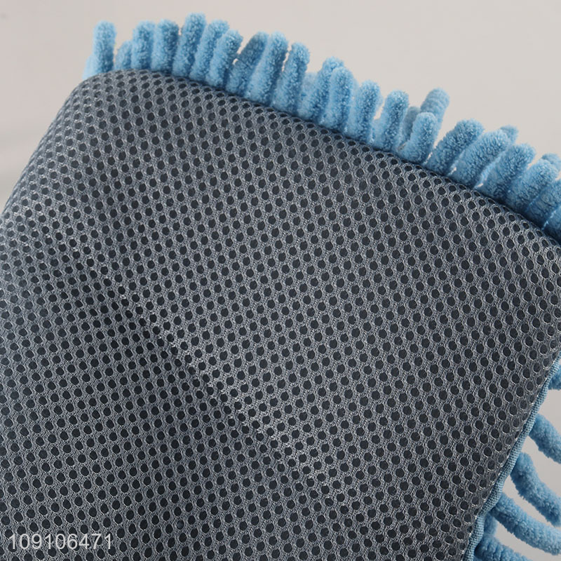 New Arrival Chenille Car Wash Mitt Single Sided Microfiber Car Wash Mitt