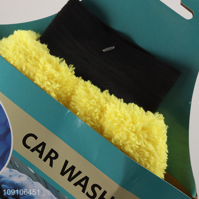 High Quality Car Wash Mitt Double Sided Coral Fleece Car Wash Mitt