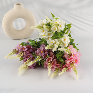 Factory Supply Artificial Flower Bouquet Realistic Faux Flower Bouquet