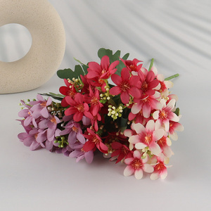 Hot Selling Artificial Flower Bouquet Fake Flower for Patio Decor