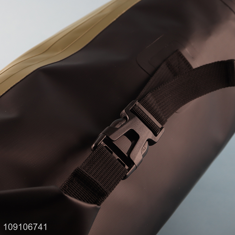 High Quality 25L Waterproof Dry Bag 500D PVC Mesh Dry Bag Bakcpack for Kayaking