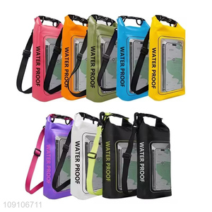 Wholesale 2L Waterproof Dry Bag with Phone Pouch for Kayaking Rafting Boating