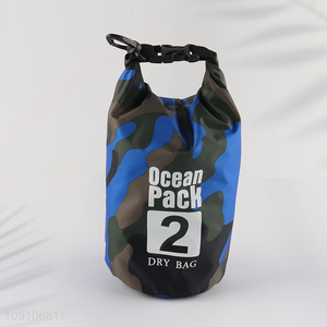 Wholesale 2L Lightweight PVC Waterproof Dry Bag for Hiking Kayaking Rafting