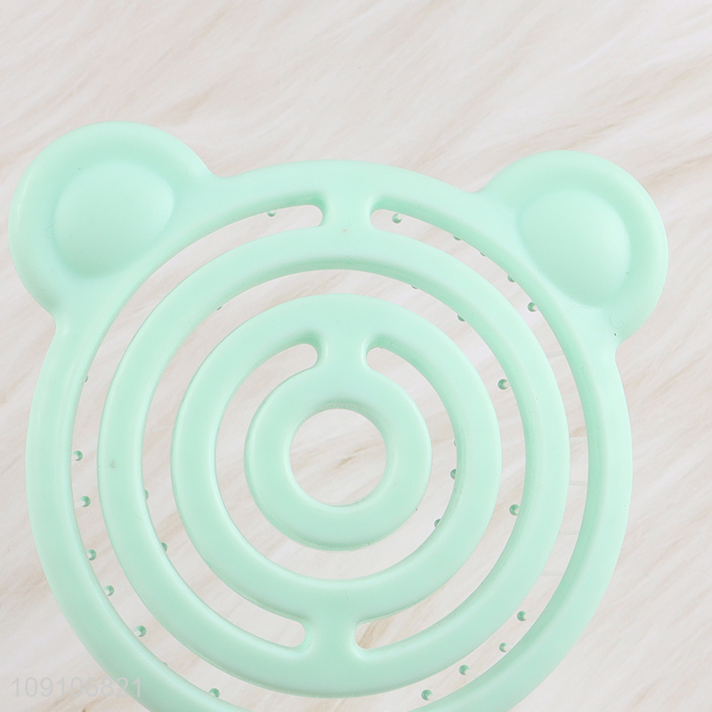 Hot selling anti-static hollow wide teeth hair comb hair brush