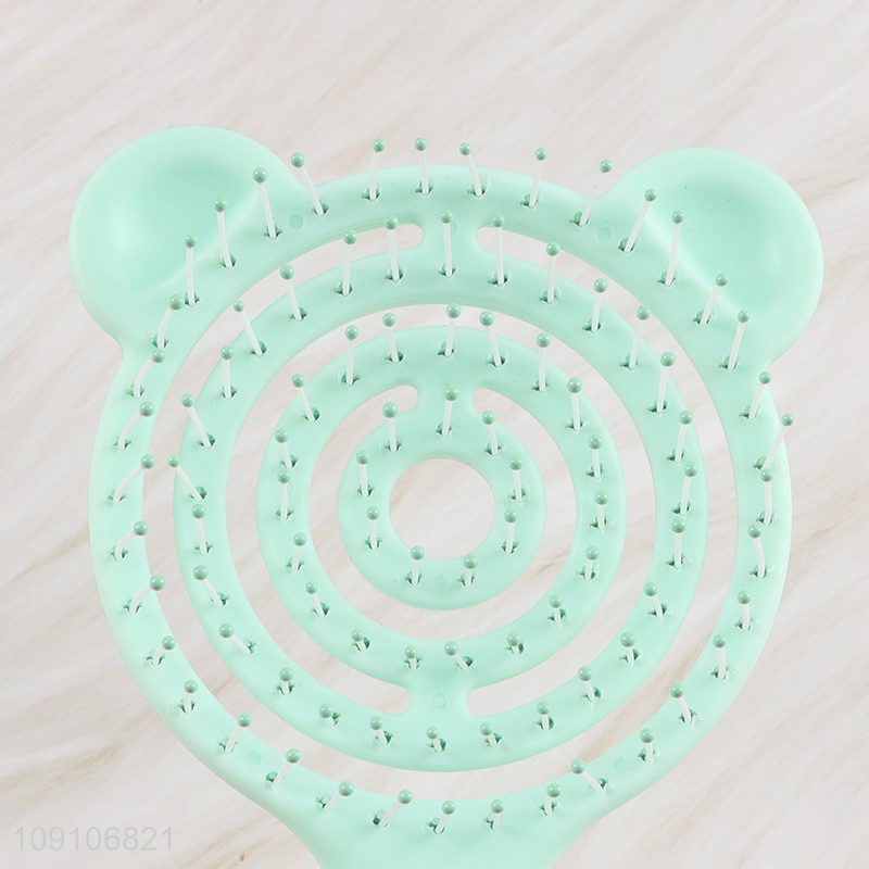 Hot selling anti-static hollow wide teeth hair comb hair brush