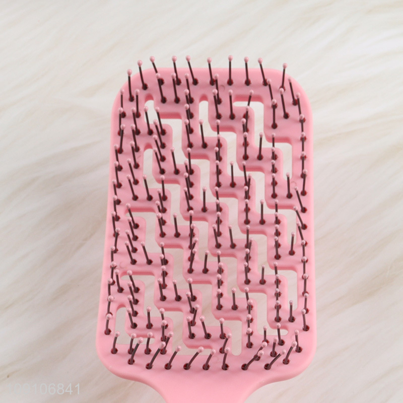 Top selling anti-static wide teeth hair comb hair brush