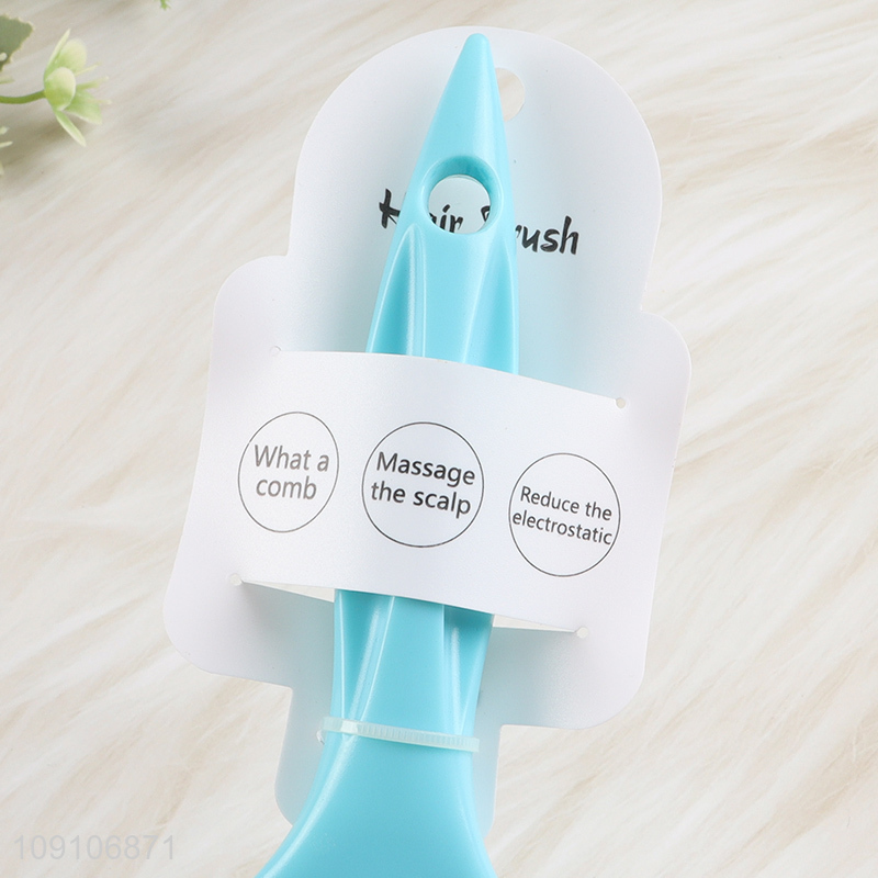 Best selling anti-static wide teeth massage hair comb hair brush