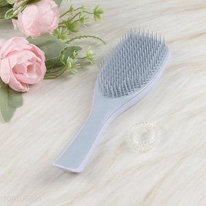 Best sale anti-static professional hair comb hair brush with hair ring