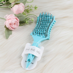 Best selling anti-static wide teeth massage hair comb hair brush