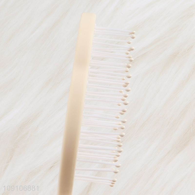 Yiwu market portable folding hair comb hair brush with makeup mirror