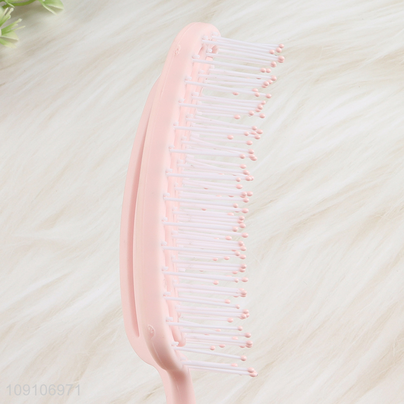 China products pink professional anti-static hair comb hair brush
