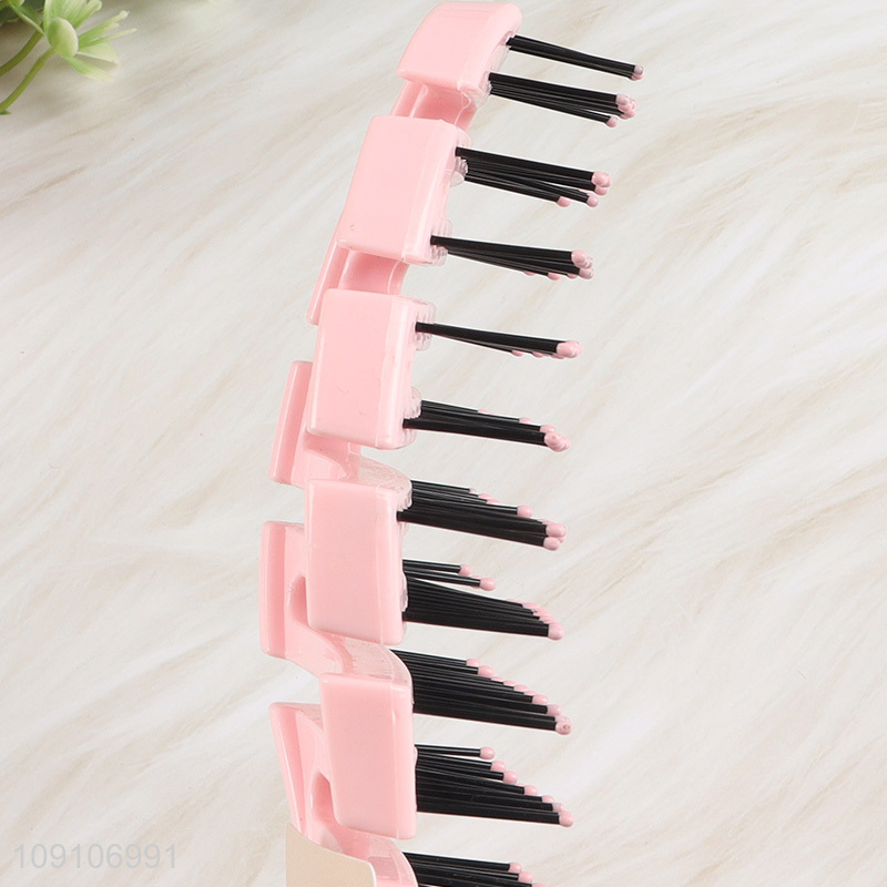 Latest products wide teeth massage hair comb hair brush for sale