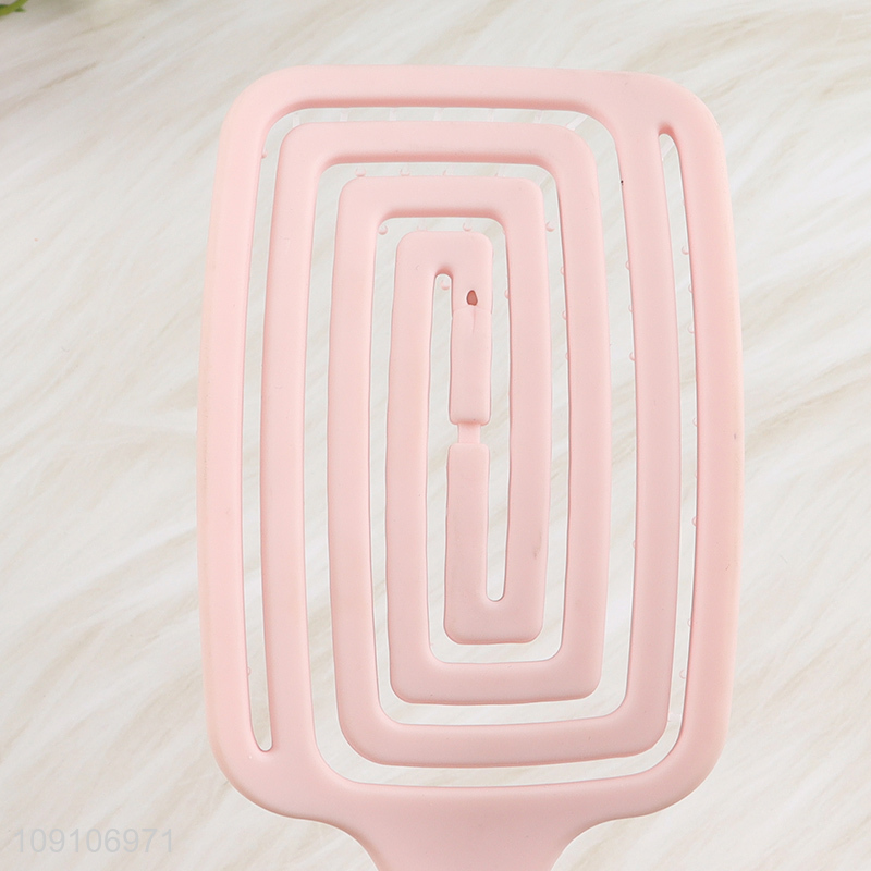 China products pink professional anti-static hair comb hair brush