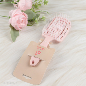 China products pink professional anti-static hair comb hair brush