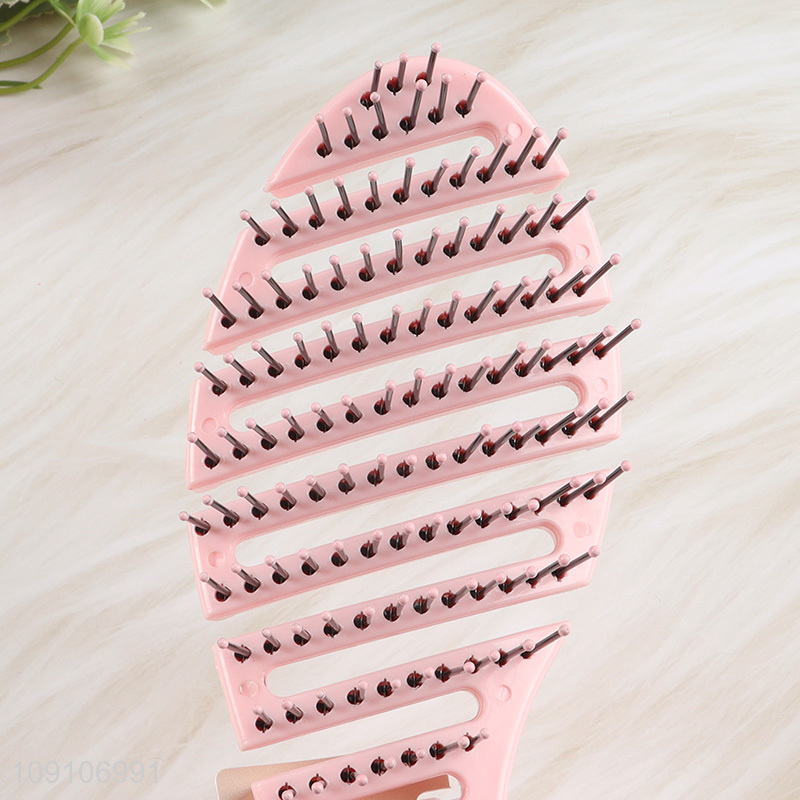 Latest products wide teeth massage hair comb hair brush for sale
