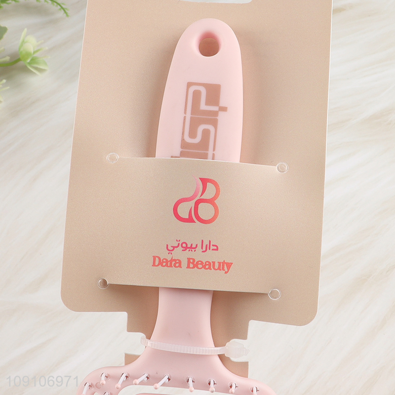 China products pink professional anti-static hair comb hair brush