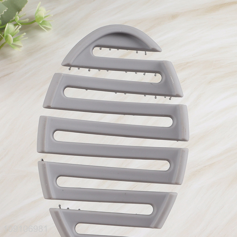 New product anti-static wide teeth plastic hair comb hair brush for sale