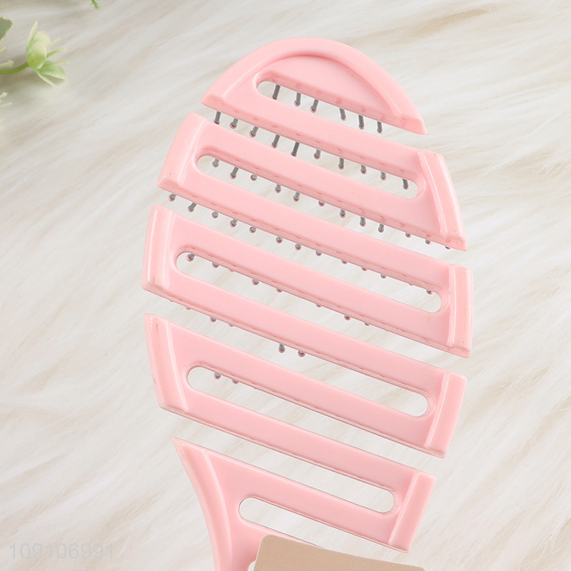 Latest products wide teeth massage hair comb hair brush for sale