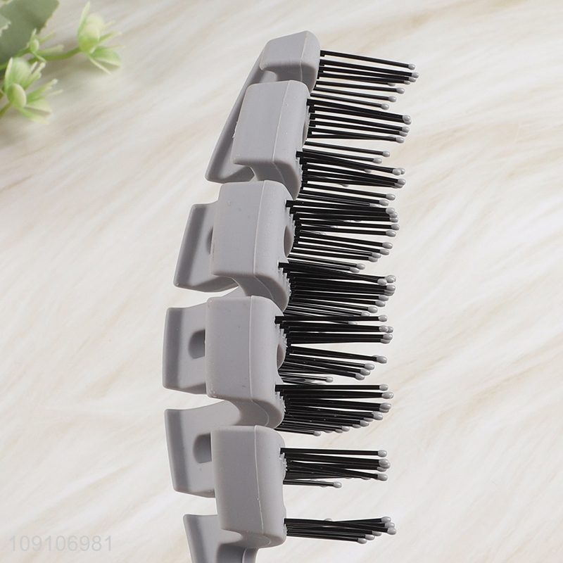 New product anti-static wide teeth plastic hair comb hair brush for sale
