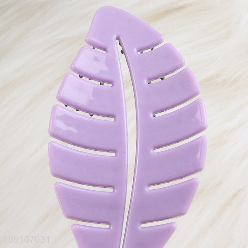 New product leaves shape anti-static hair comb hair brush