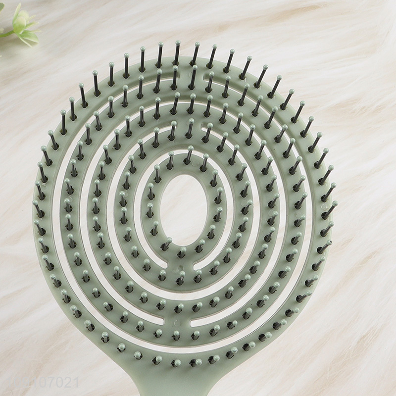 Factory supply round anti-static massage hair comb hair brush